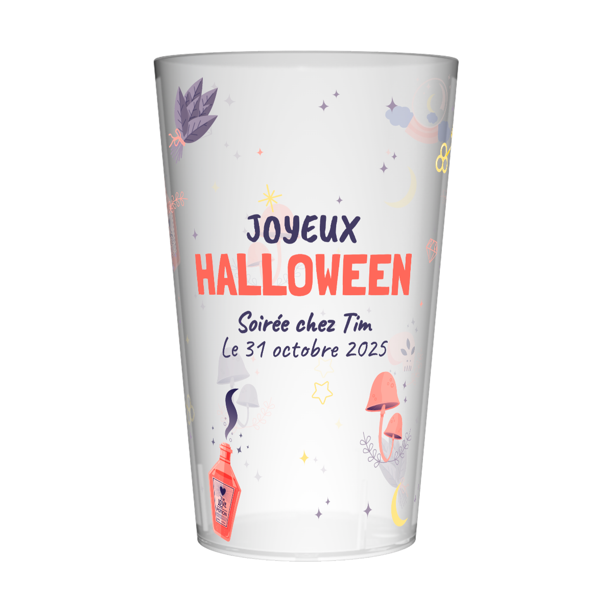 Gobelet personnalisé Halloween Potion