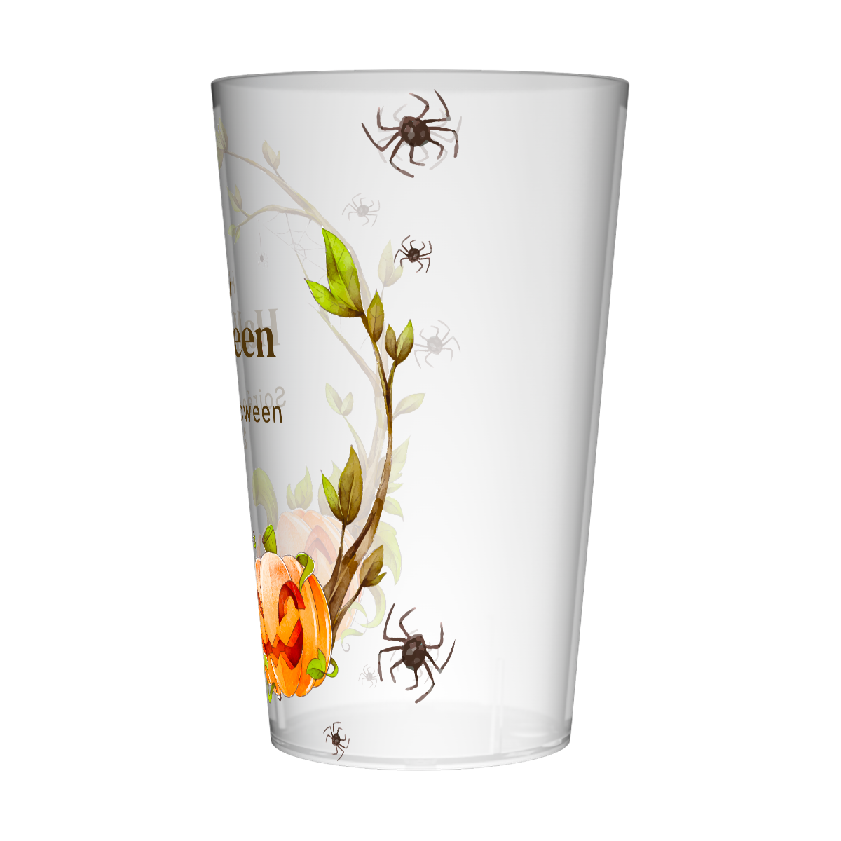 Gobelet personnalisé Halloween Araignée & Citrouille 2