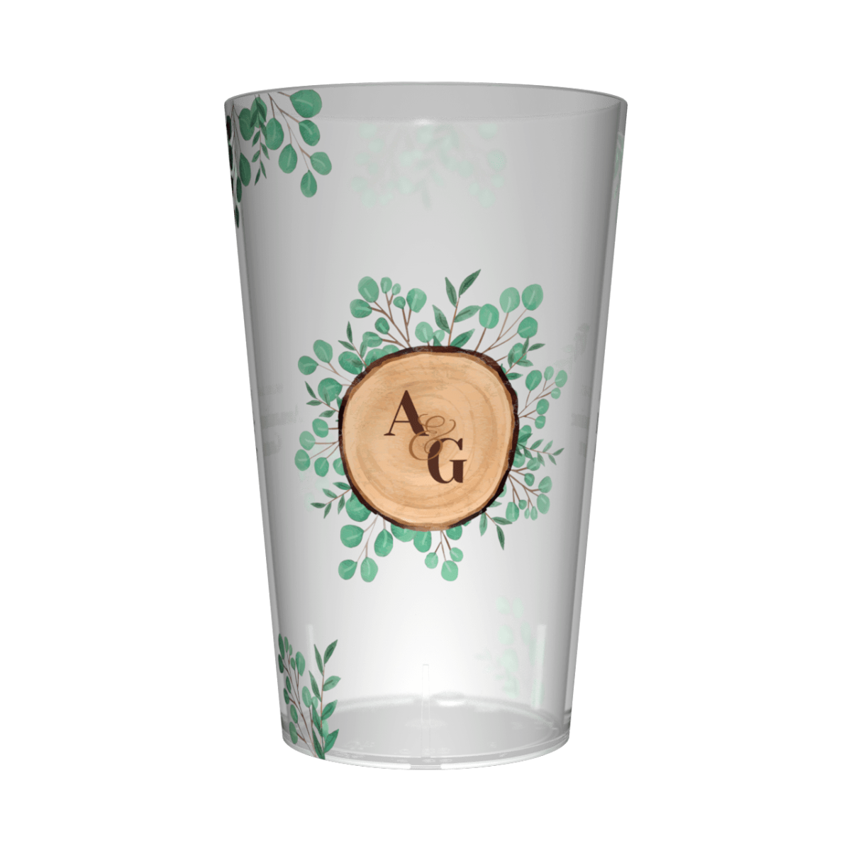 Gobelet personnalisé Mariage Bois & Feuillage