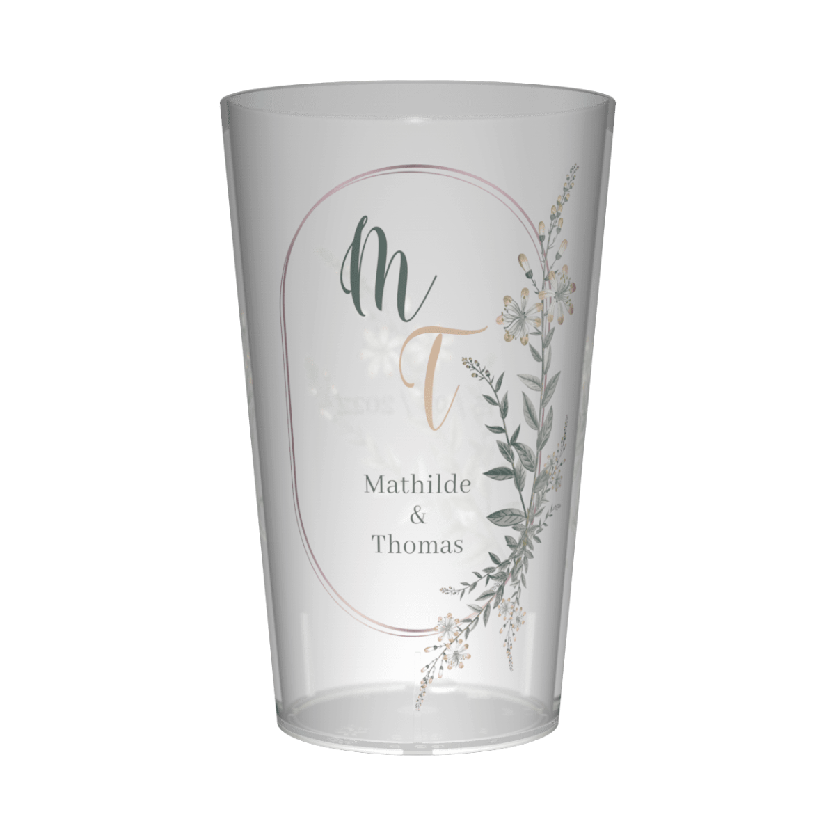 Gobelet personnalisé Mariage Classique & Champêtre