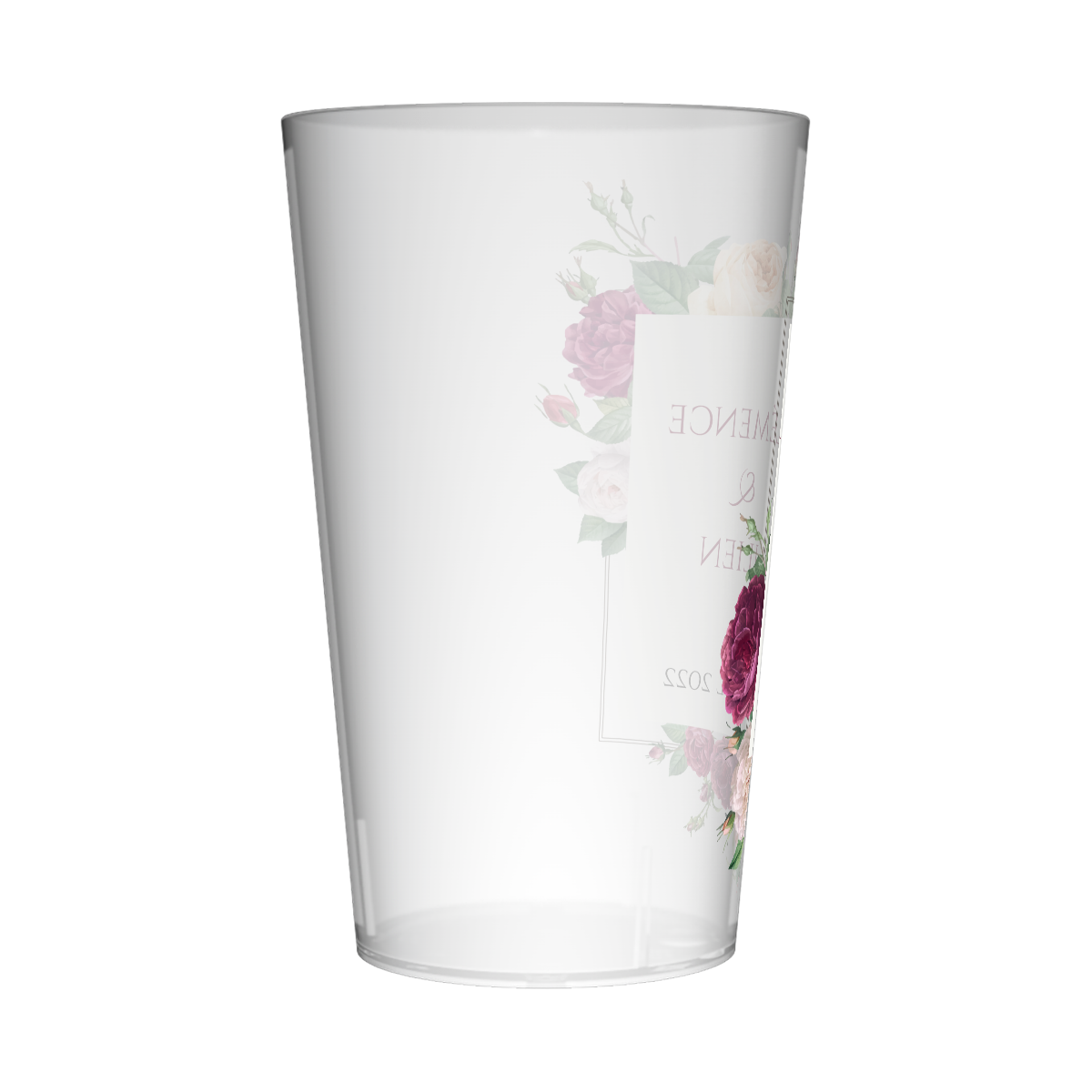 Gobelet personnalisé Mariage Pivoine 2