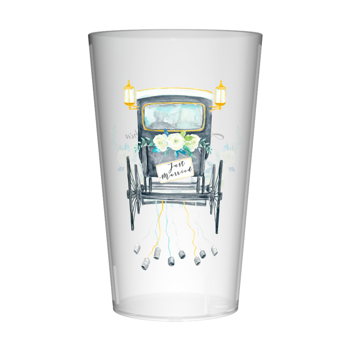 Gobelet personnalisé Mariage Calèche 2