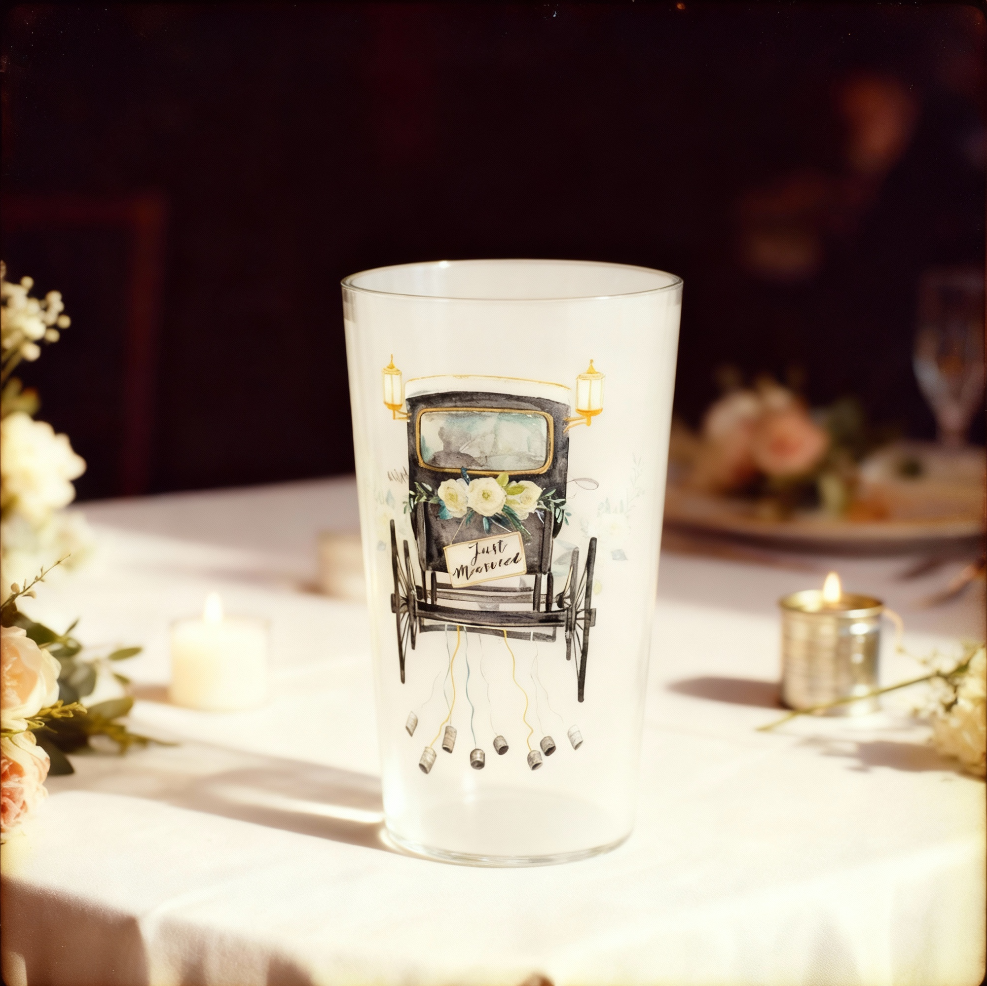 Gobelet personnalisé Mariage Calèche ambiance