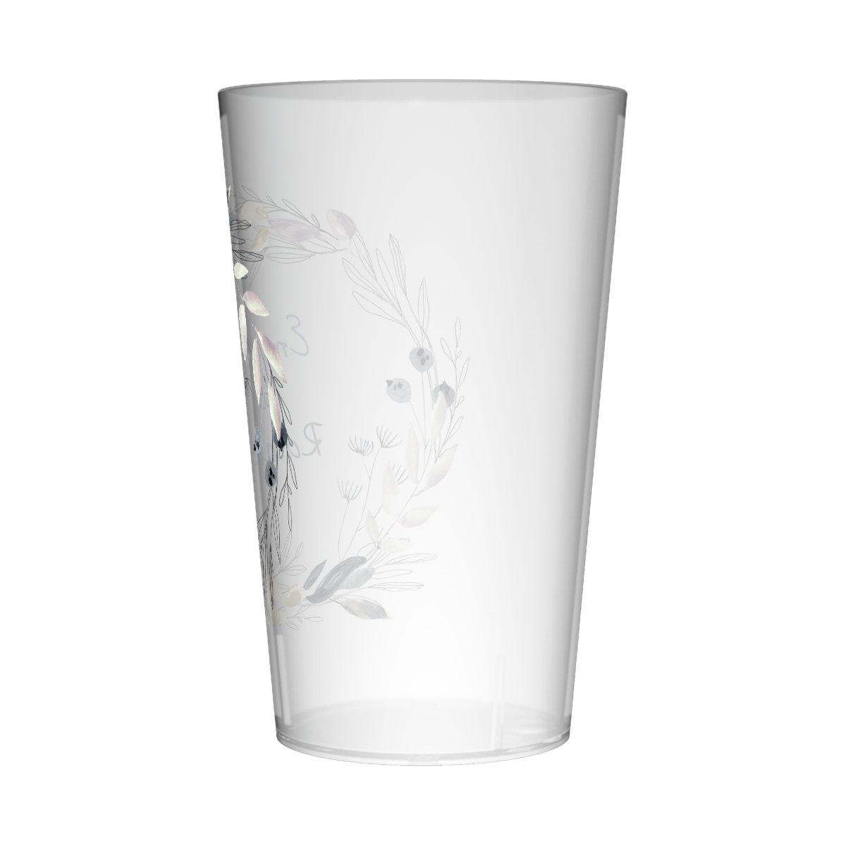 Gobelet personnalisé Mariage Champêtre jaune 3