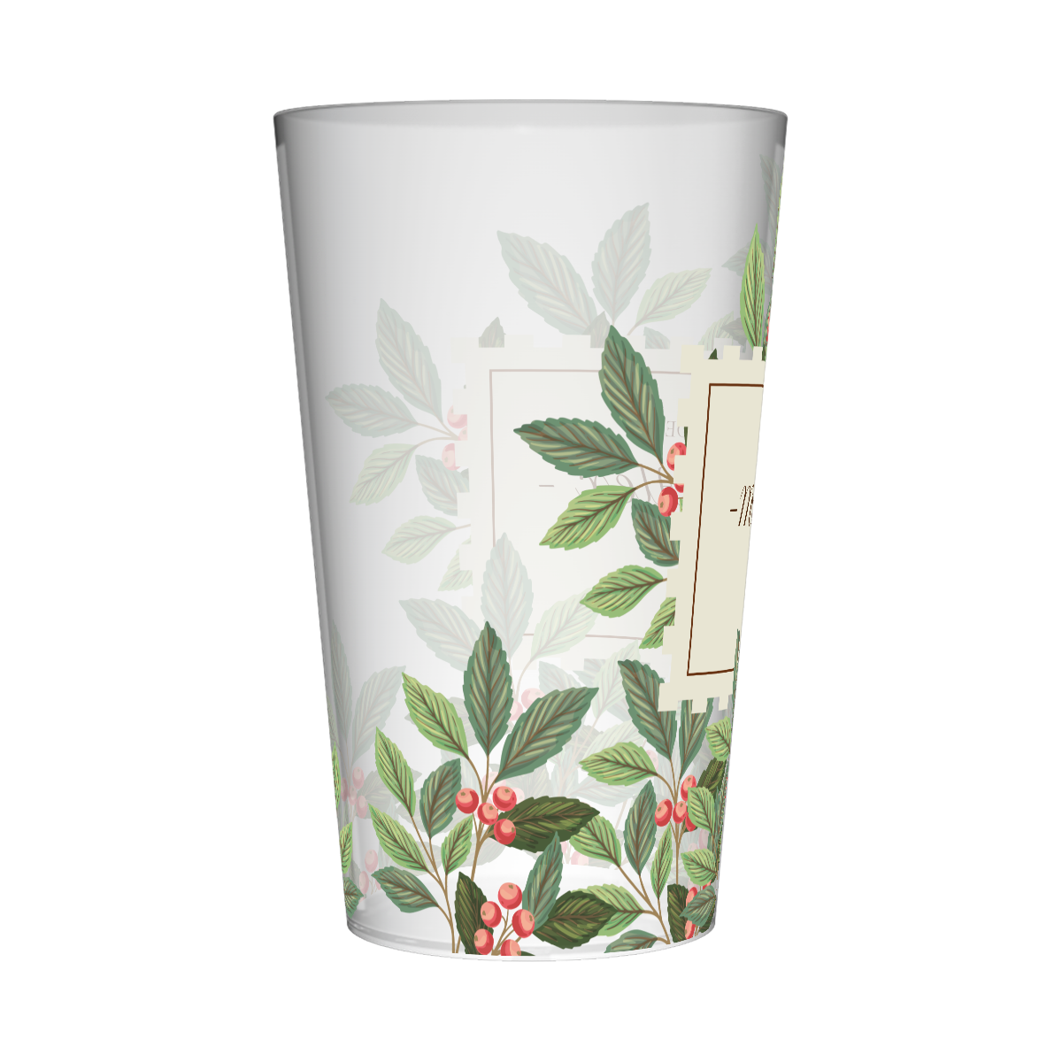 Gobelet personnalisé Mariage Feuilles & Baies 3