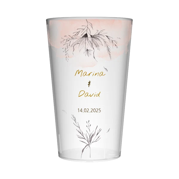 gobelet réutilisable mariage