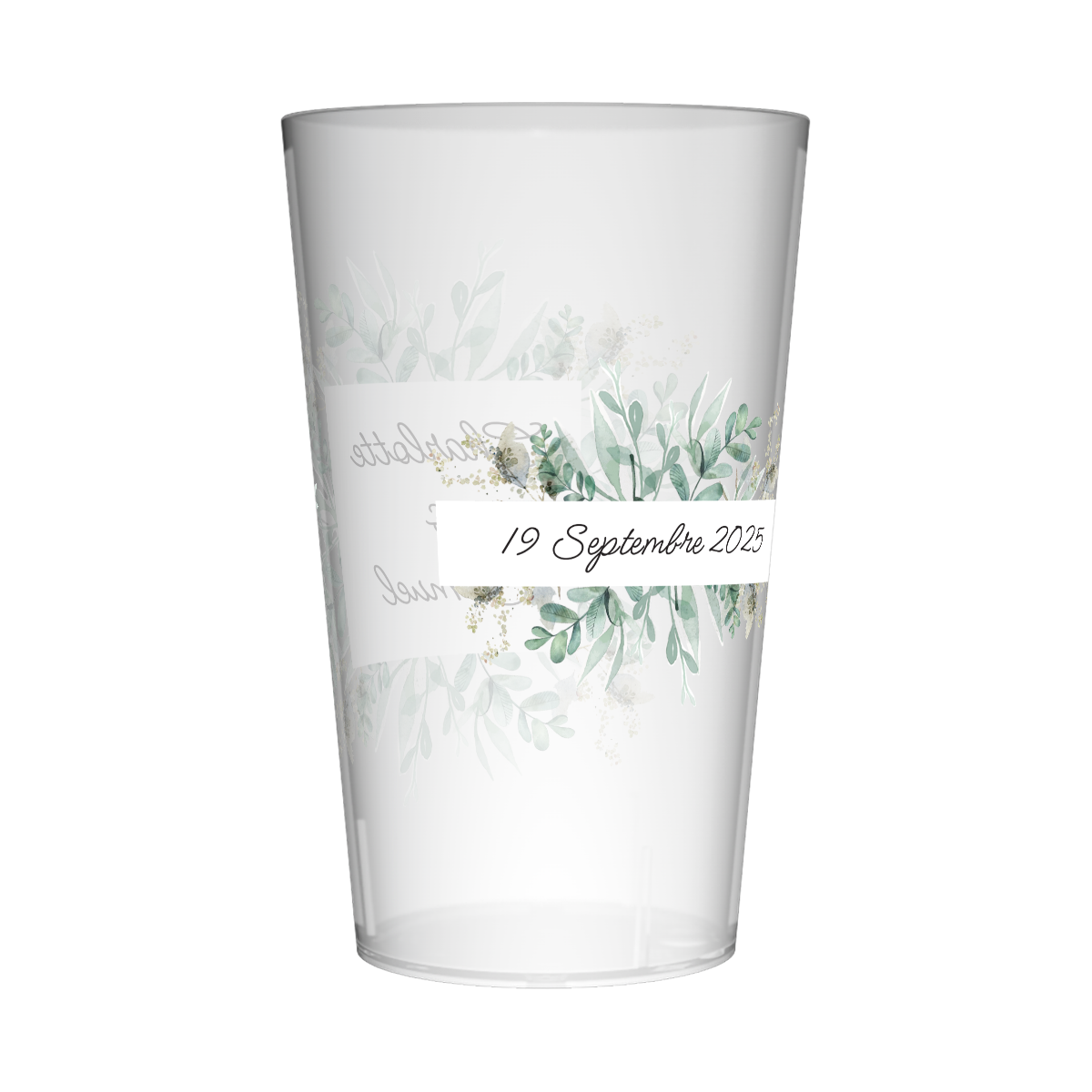 Gobelet personnalisé Mariage Bucolique 2