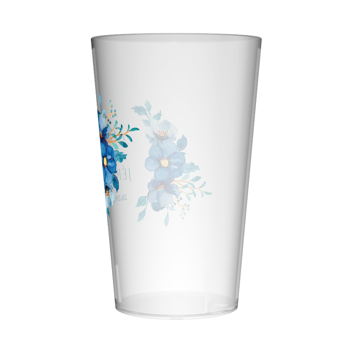 Gobelet personnalisé Mariage Plantes Bleues 2