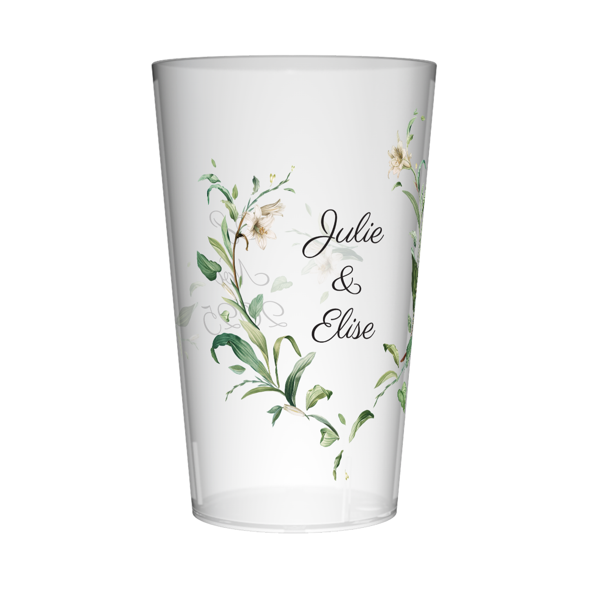Gobelet personnalisé Mariage Fleur Sauvage