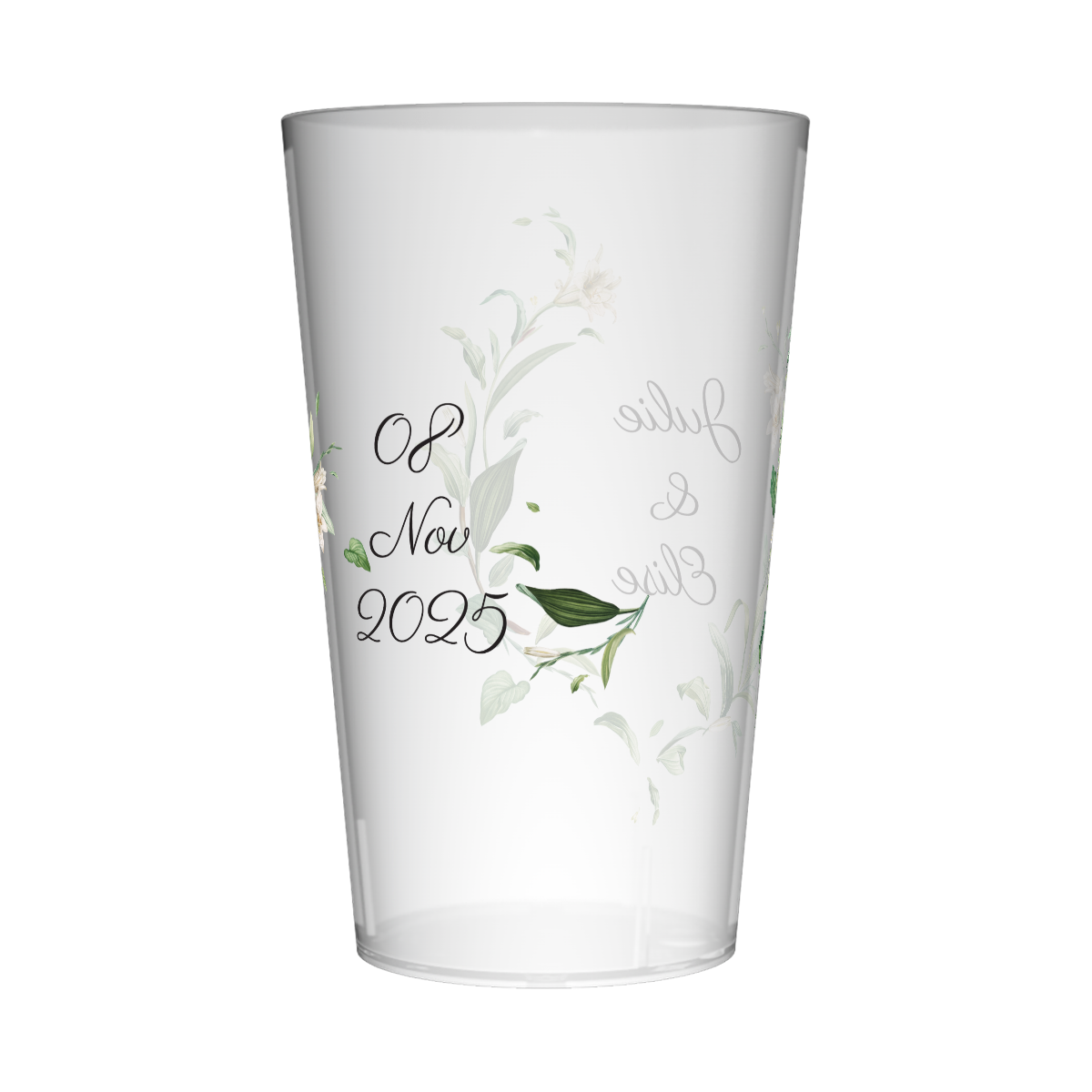 Gobelet personnalisé Mariage Fleur Sauvage 3