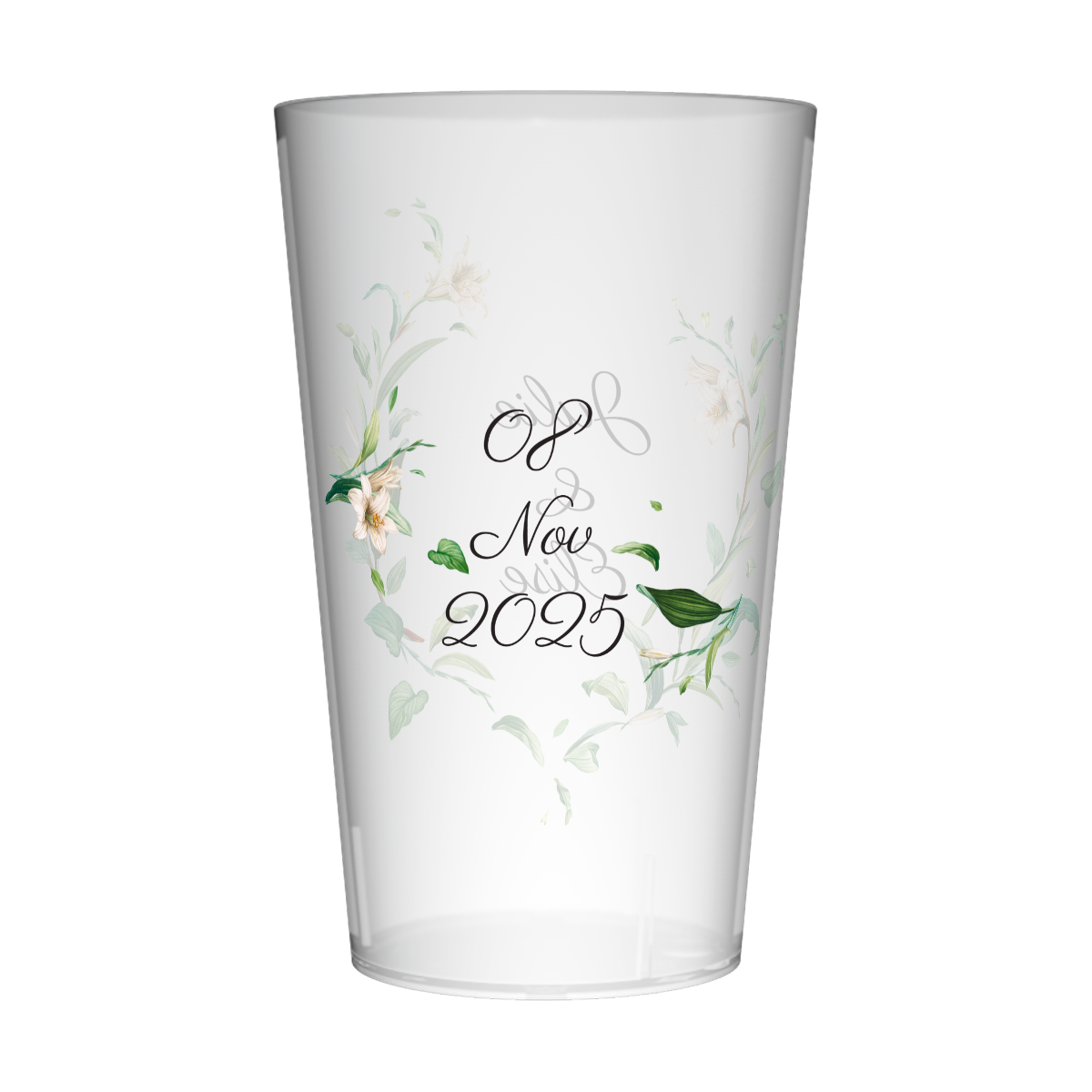 Gobelet personnalisé Mariage Fleur Sauvage 2