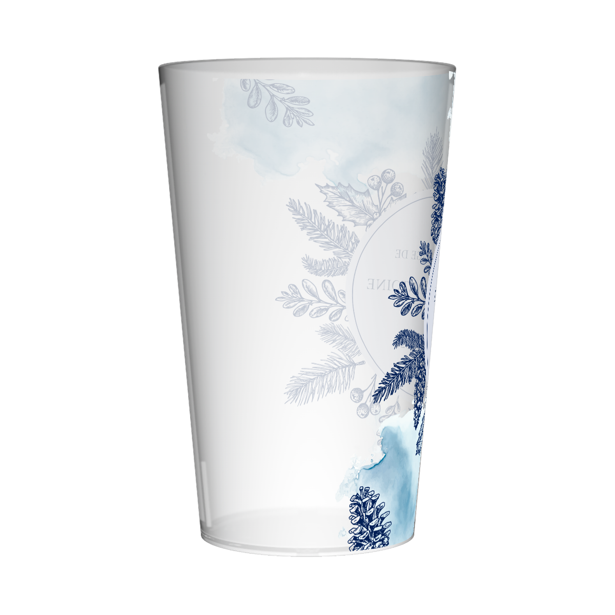 Gobelet personnalisé Mariage Bleu 3
