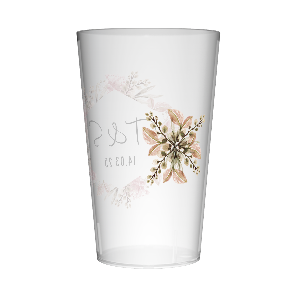 Gobelet personnalisé Mariage Pastel 2