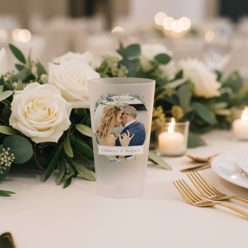 gobelet personnalise mariage photo