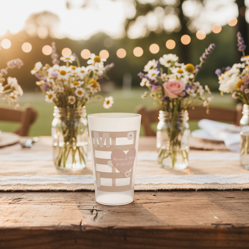 gobelet personnalise mariage