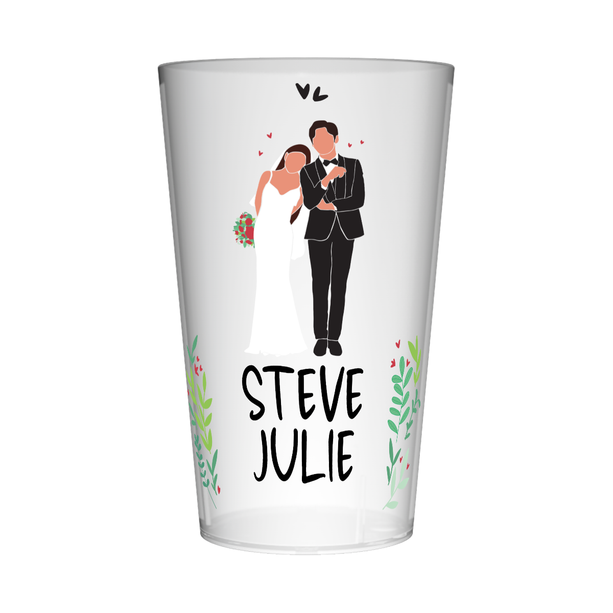 Gobelet personnalisé Mariage Les Mariés