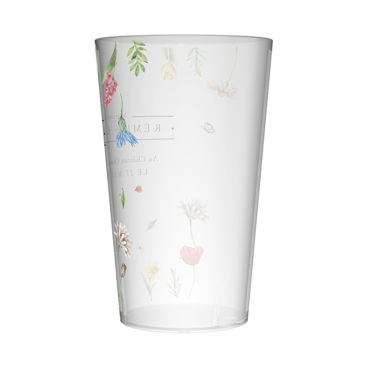 Gobelet personnalisé Mariage Prairie & Fleurs 3