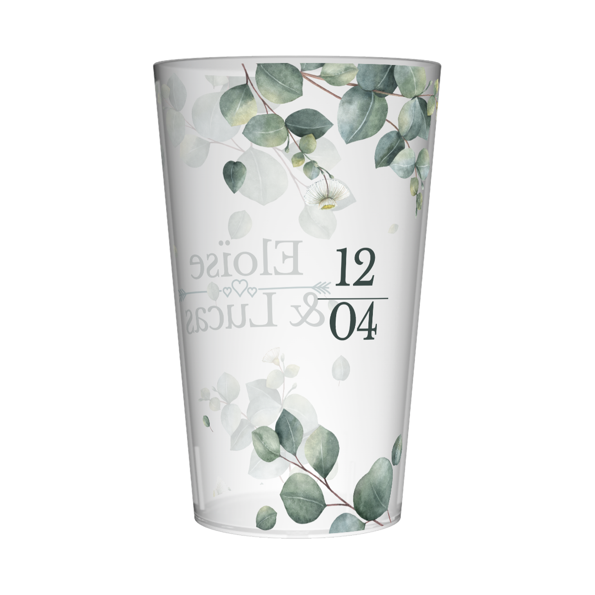 Gobelet personnalisé Mariage Branche Fleuri 2