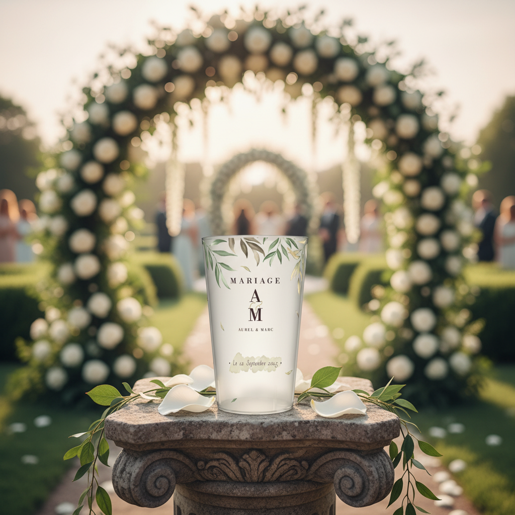 gobelet personnalise mariage spring