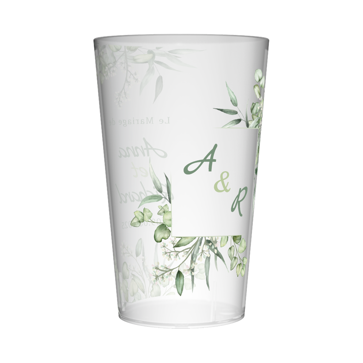 Gobelet personnalisé Mariage Chic & Champêtre 2