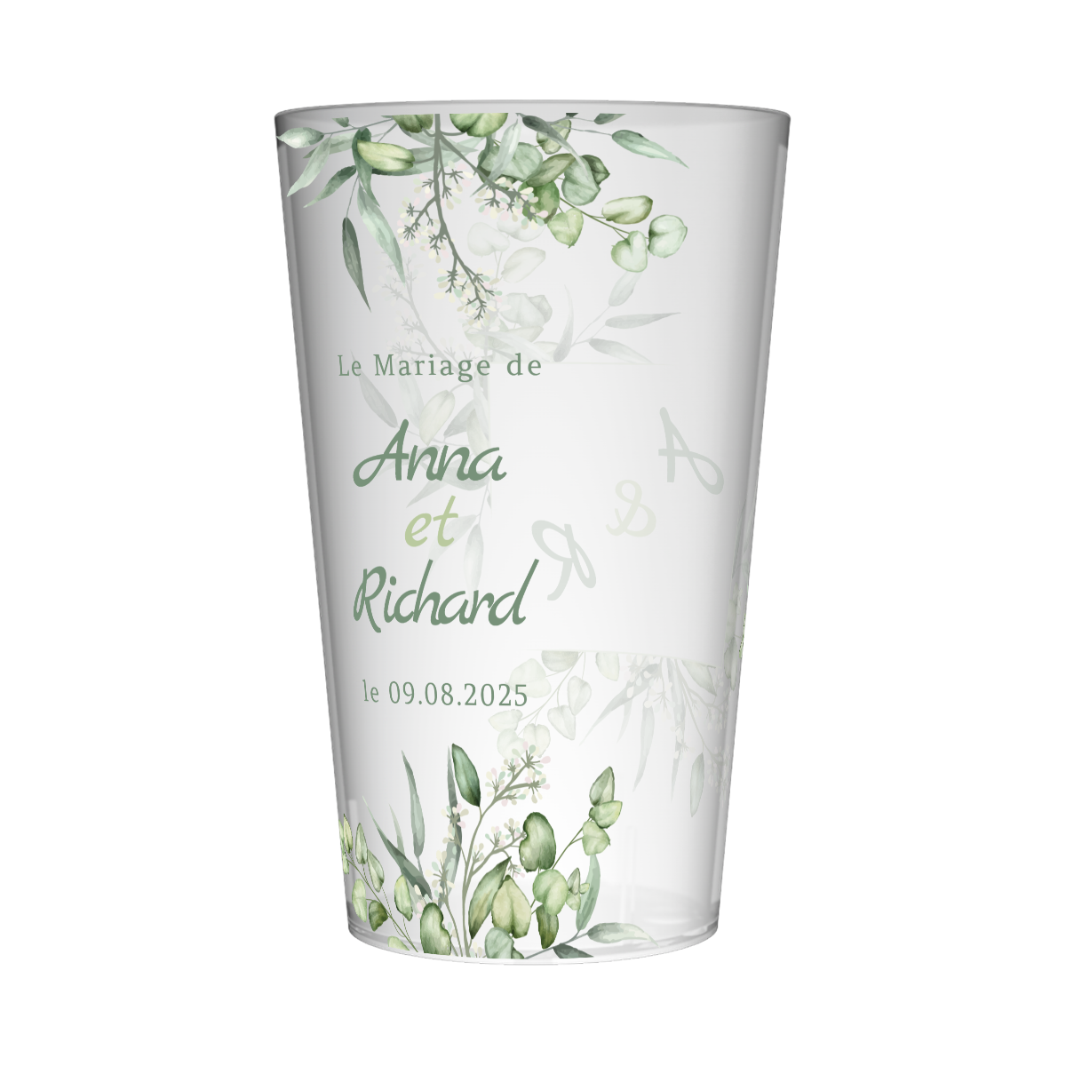Gobelet personnalisé Mariage Chic & Champêtre