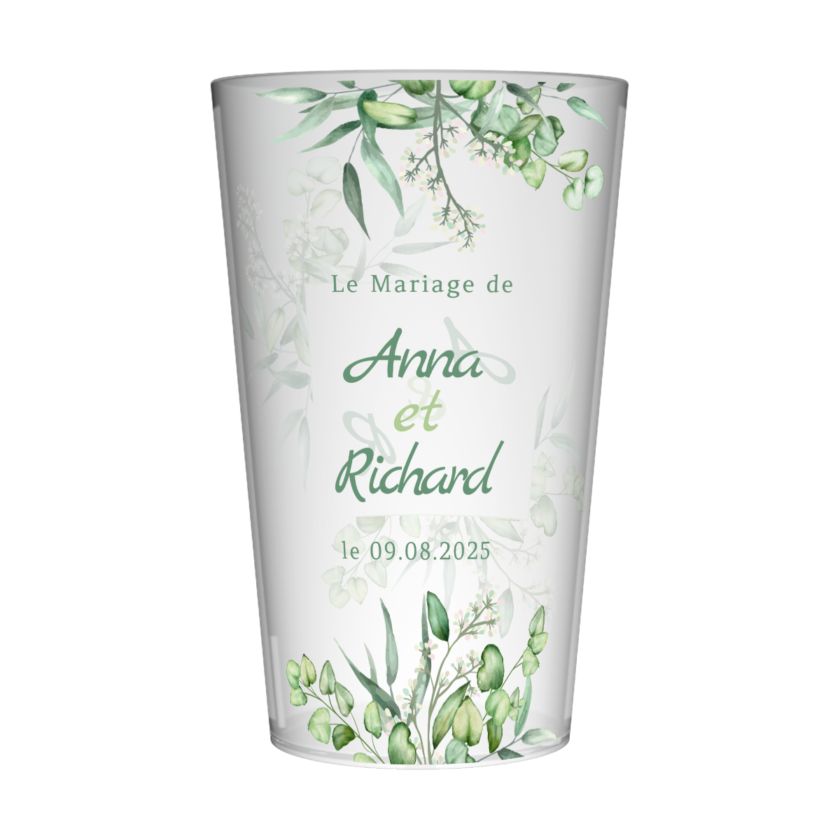 Gobelet personnalisé Mariage Chic & Champêtre