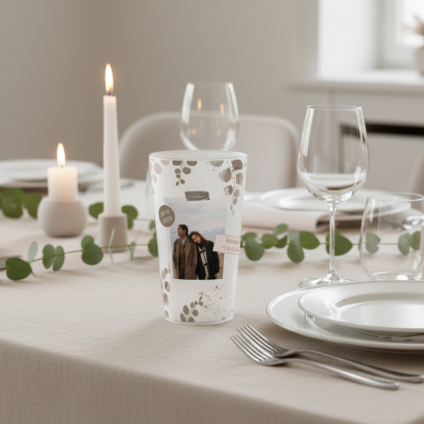 gobelet personnalise mariage photo