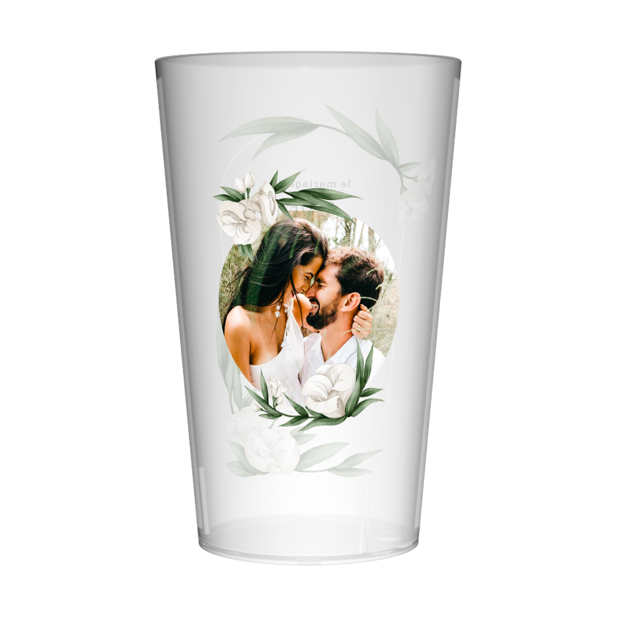 Gobelet personnalisé Mariage Photo