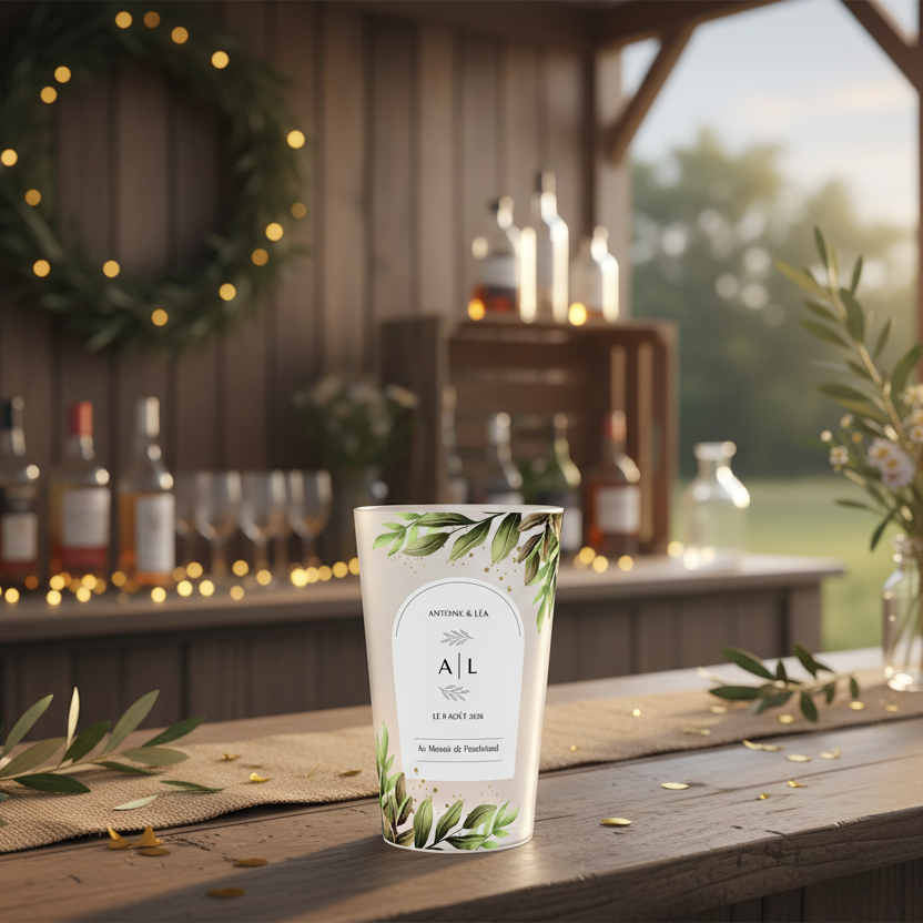 gobelet personnalise mariage espoir