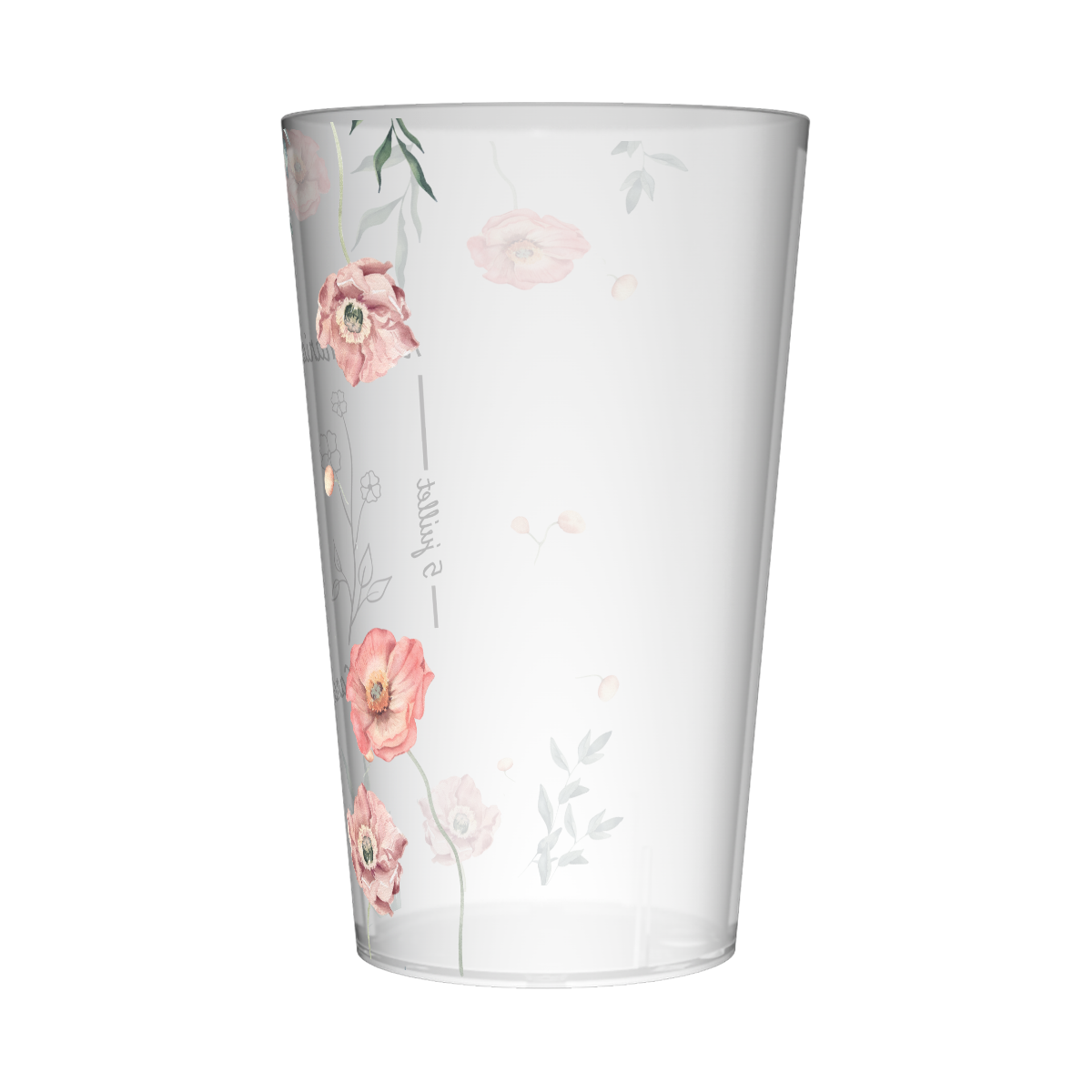 Gobelet personnalisé Mariage Fleurs Champêtre 2