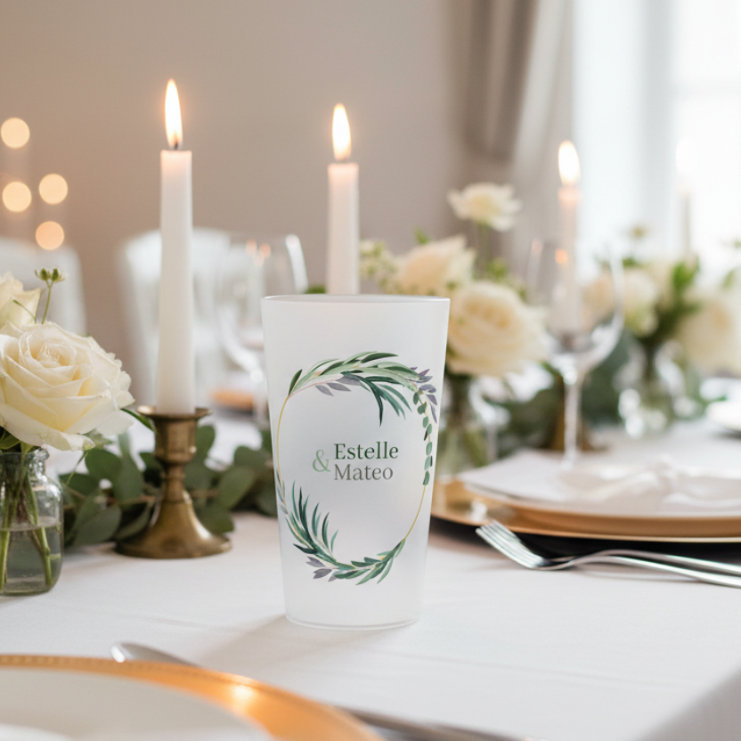 gobelet personnalise mariage ambiance