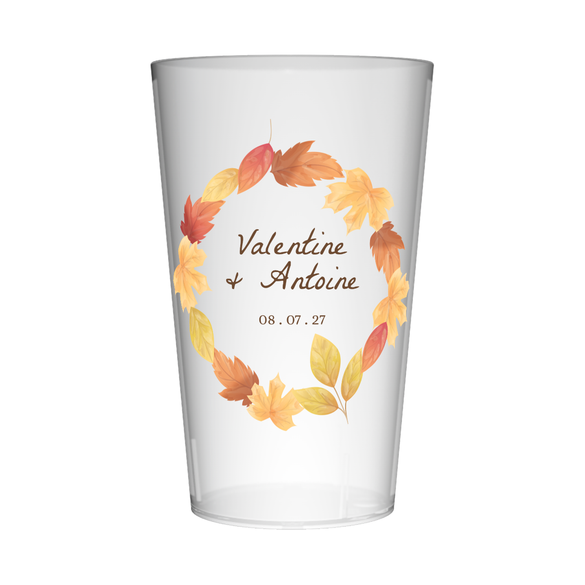 Gobelet personnalisé Mariage Automne