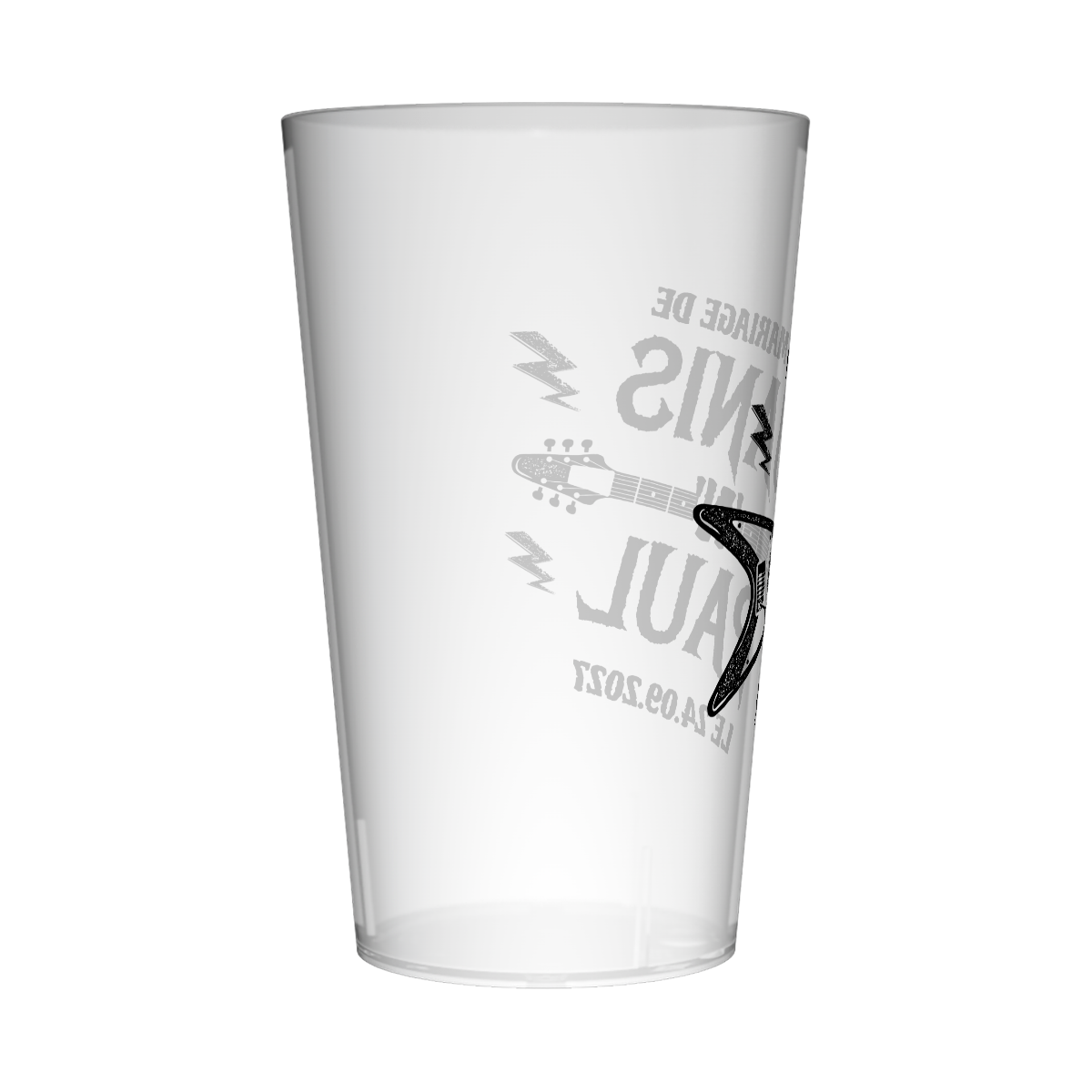 Gobelet personnalisé Mariage Rock'n Roll 3