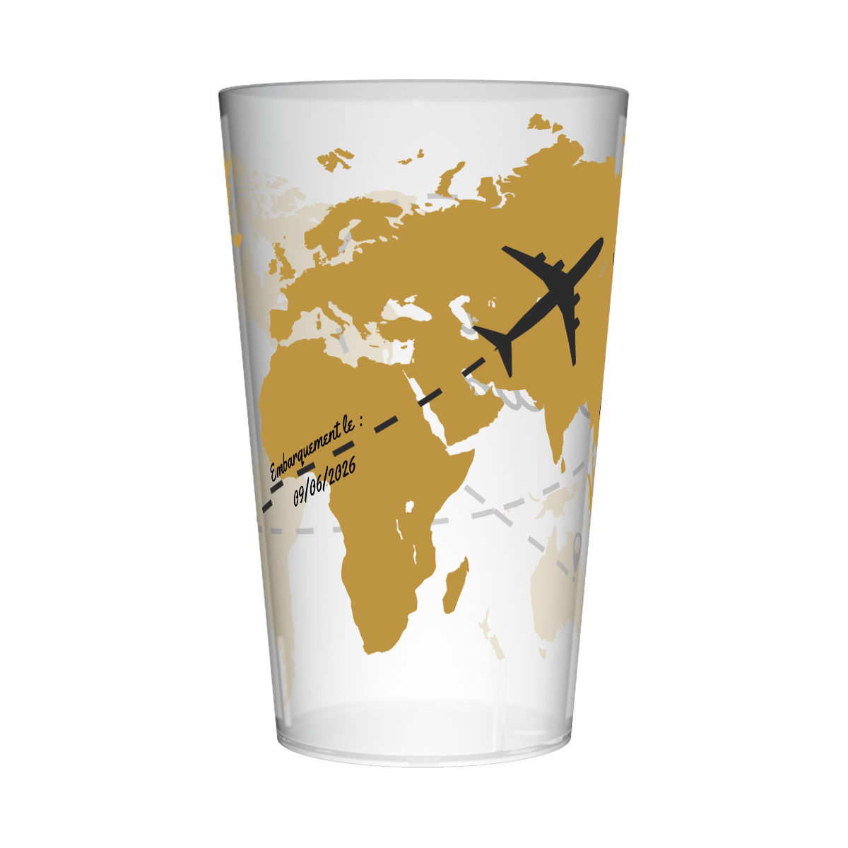 Gobelet personnalisé Mariage Tour du Monde 3