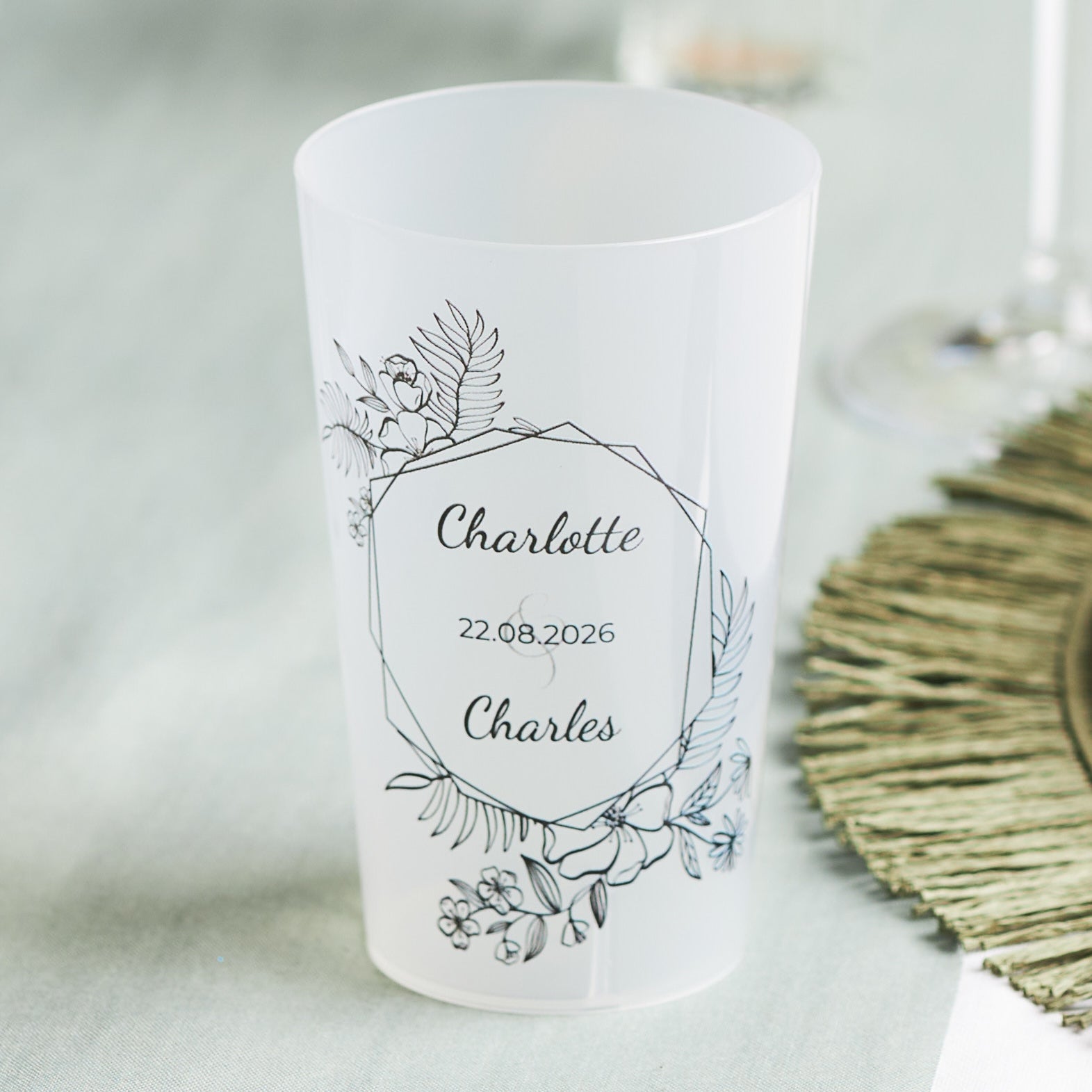 gobelet personnalise mariage