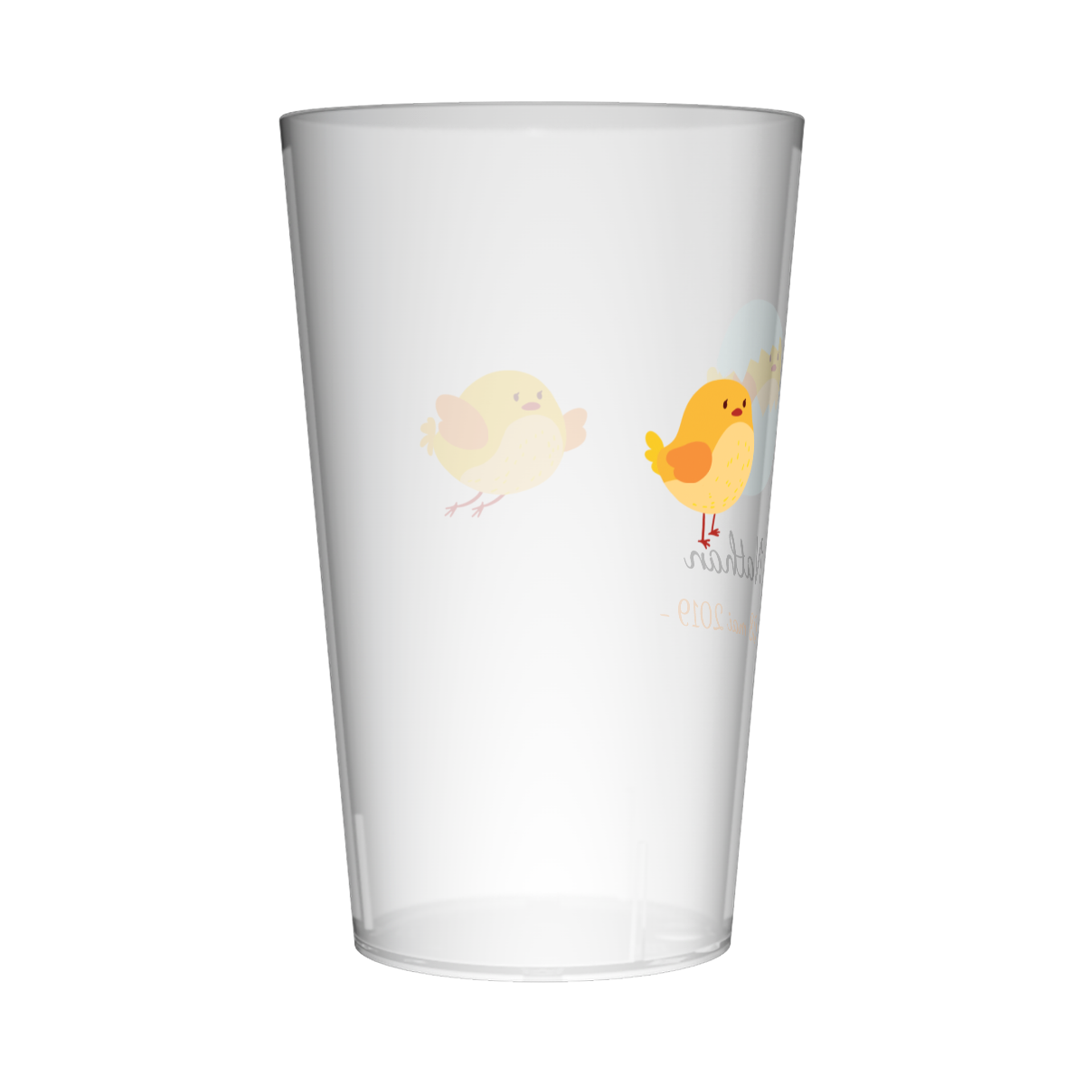 Gobelet personnalisé Naissance Poussin 2