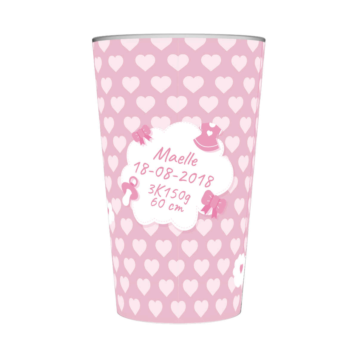Gobelet Camouflage Rose Country Girl - Tumbler Personnalisé Fabriqué à La Commande - Idée Cadeau