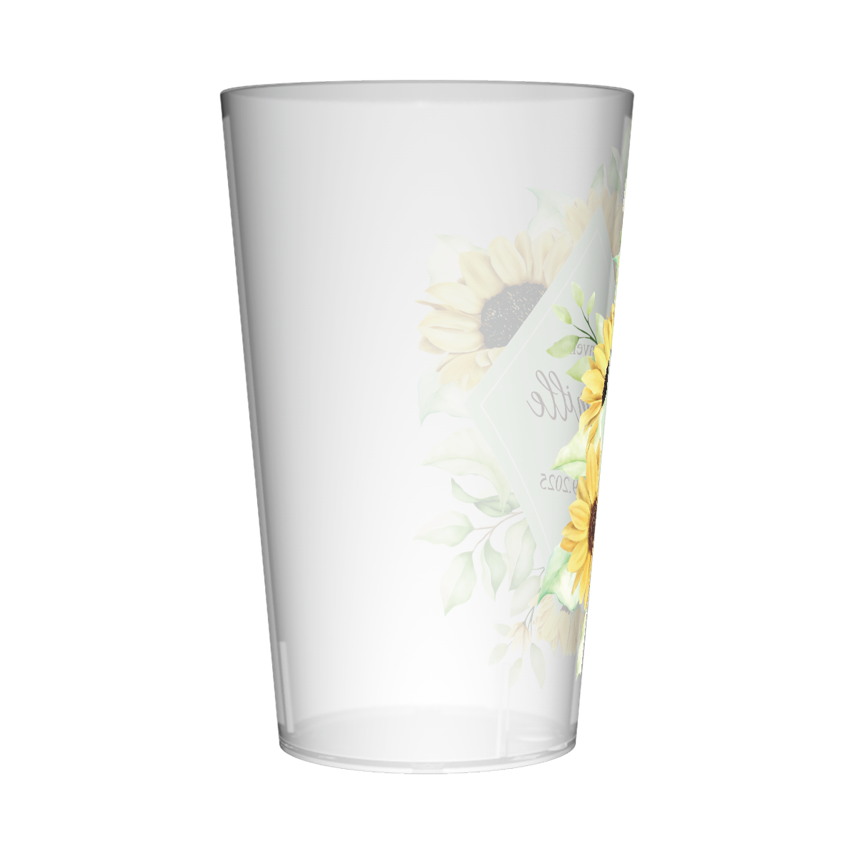 Gobelet personnalisé Naissance Tournesol 2