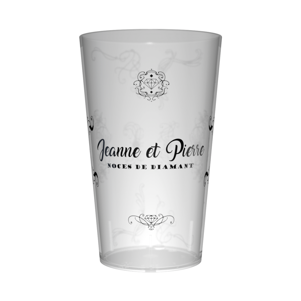 Gobelet personnalisé Noces de diamant