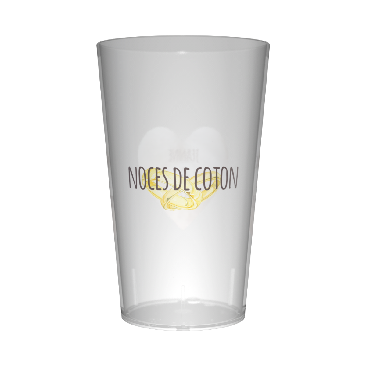 Gobelet personnalisé Noces de coton