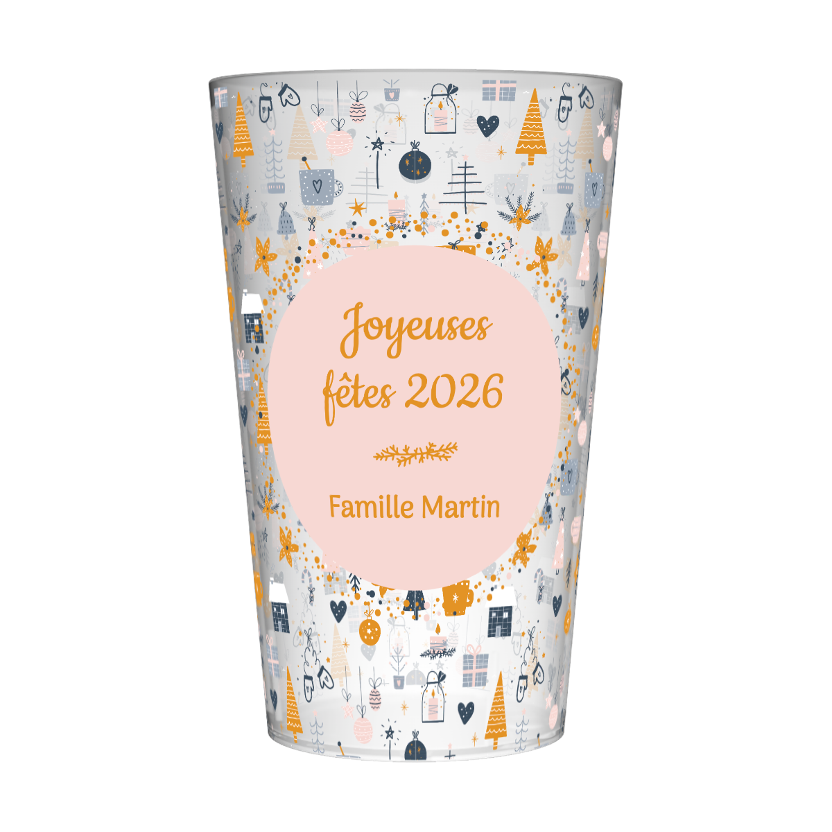Gobelet personnalisé Noël Décoration
