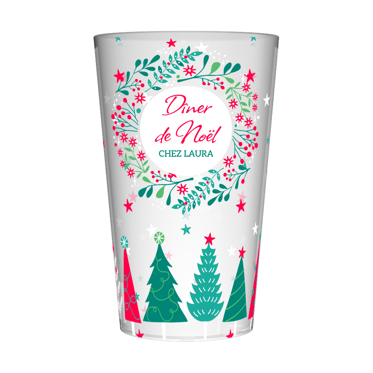 Gobelet personnalisé Noël Sapin