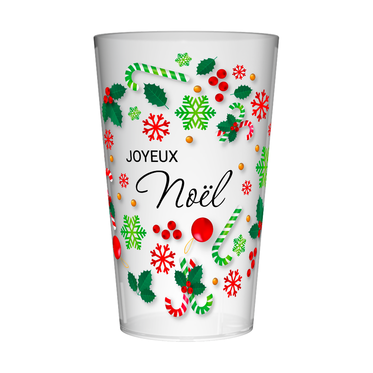 Gobelet personnalisé Noël Tradition