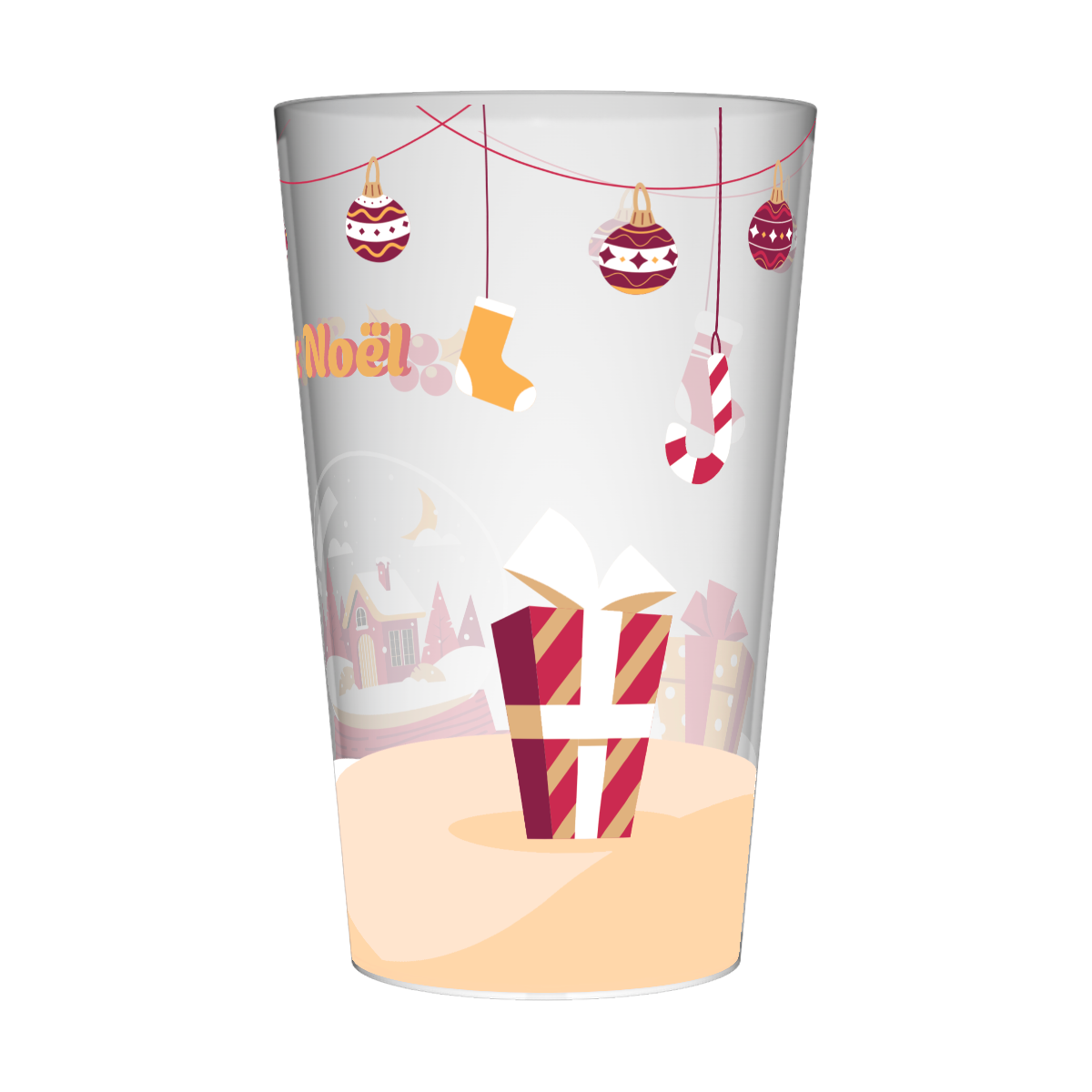 Gobelet personnalisé Noël Réveillon 2