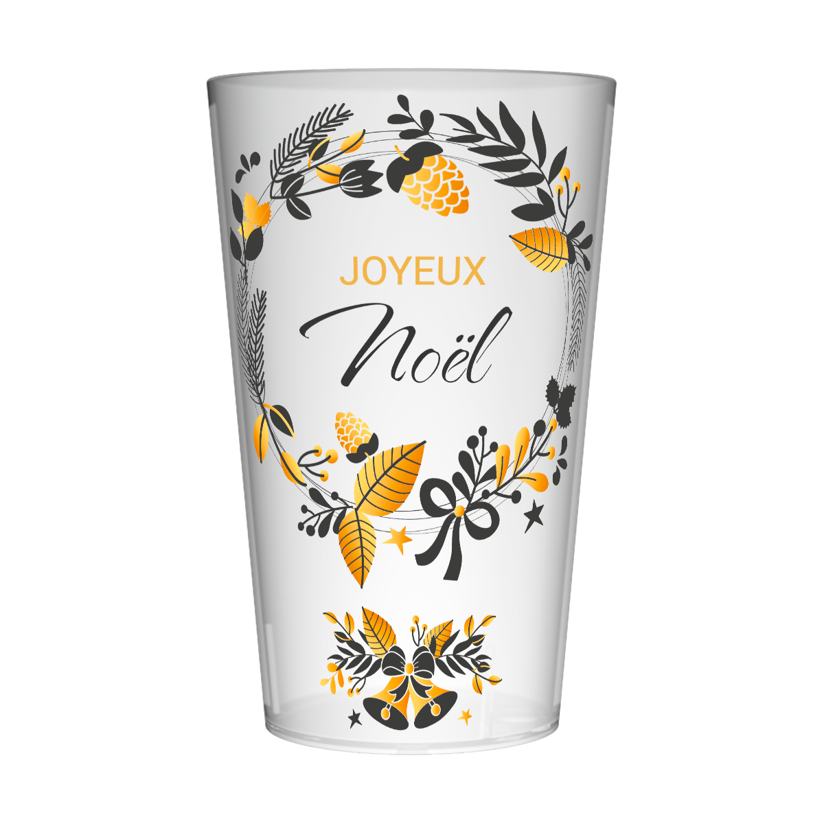 Gobelet personnalisé Noël Festif