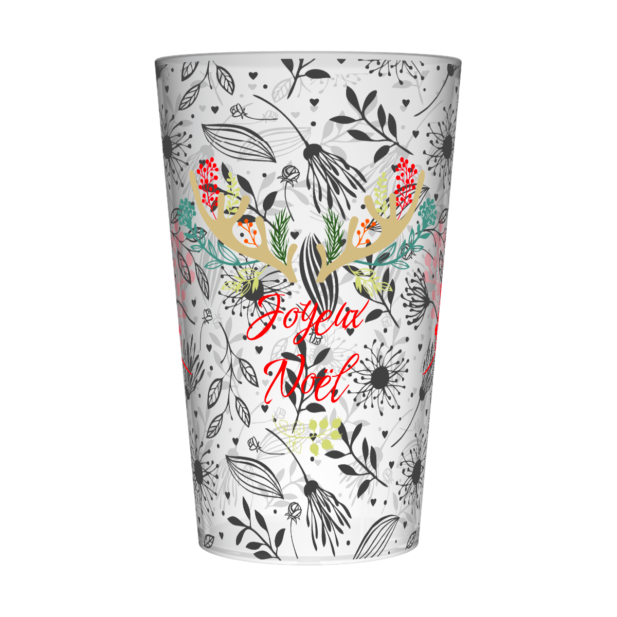 Gobelet personnalisé Noël Bois