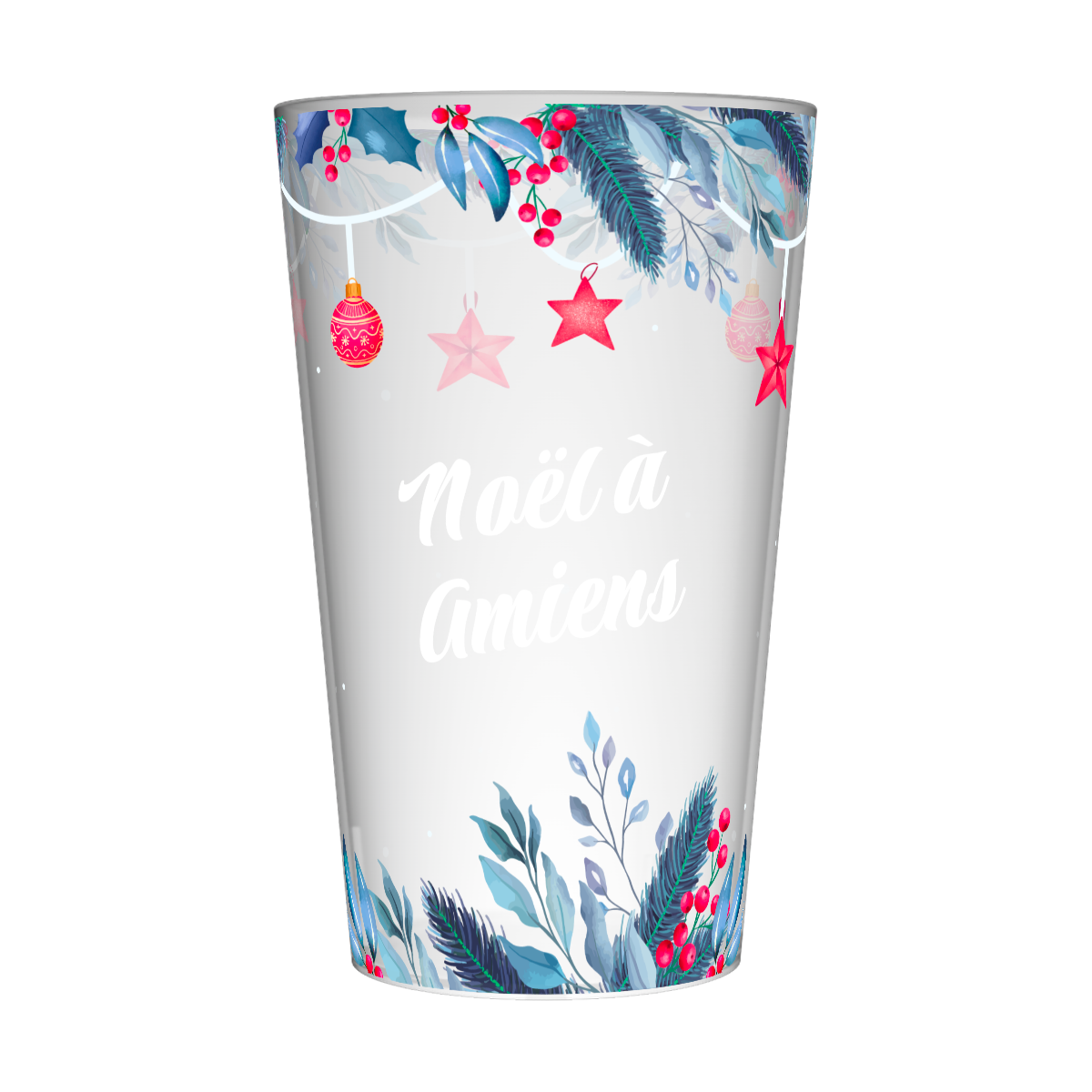 Gobelet personnalisé Noël Guirlande