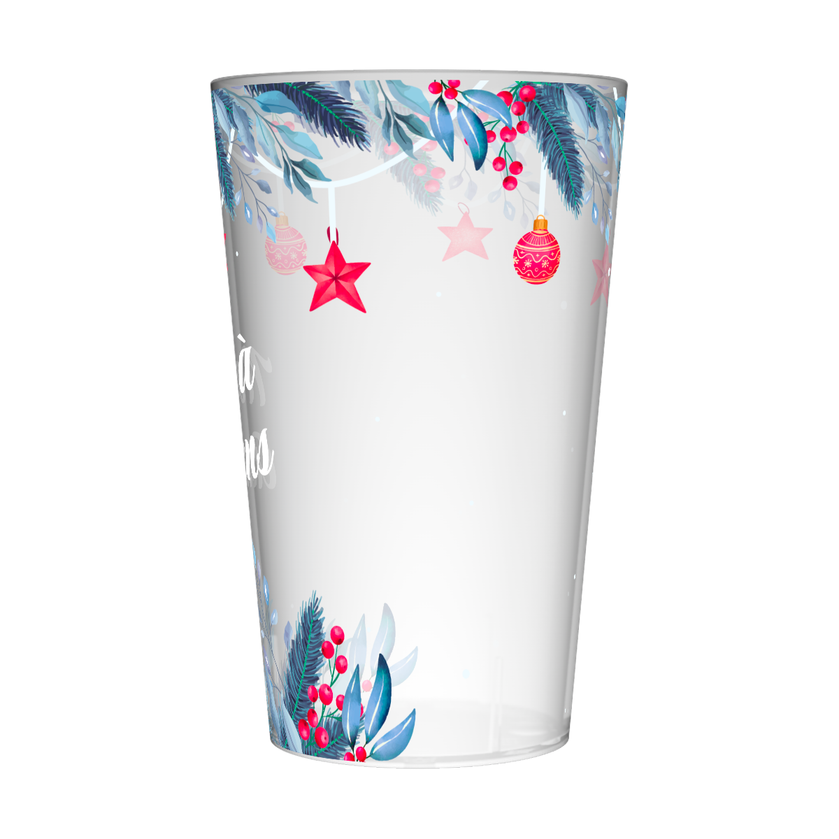 Gobelet personnalisé Noël Guirlande 2