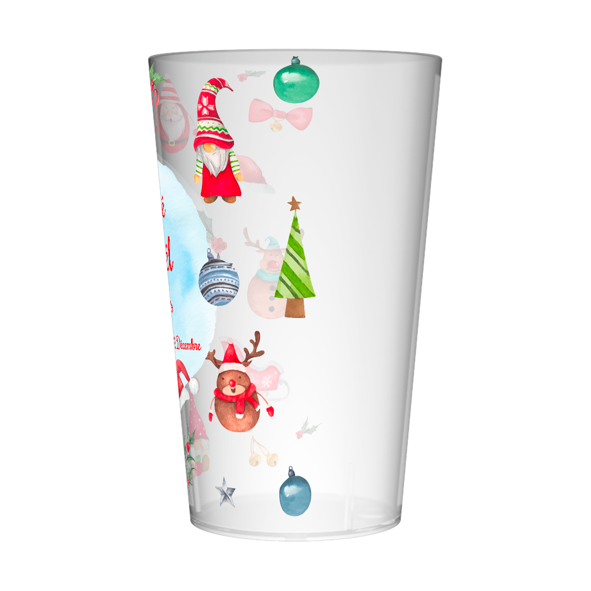 Gobelet personnalisé Noël Éléments 2