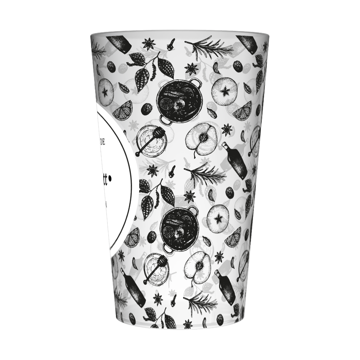 Gobelet personnalisé Noël Repas 2